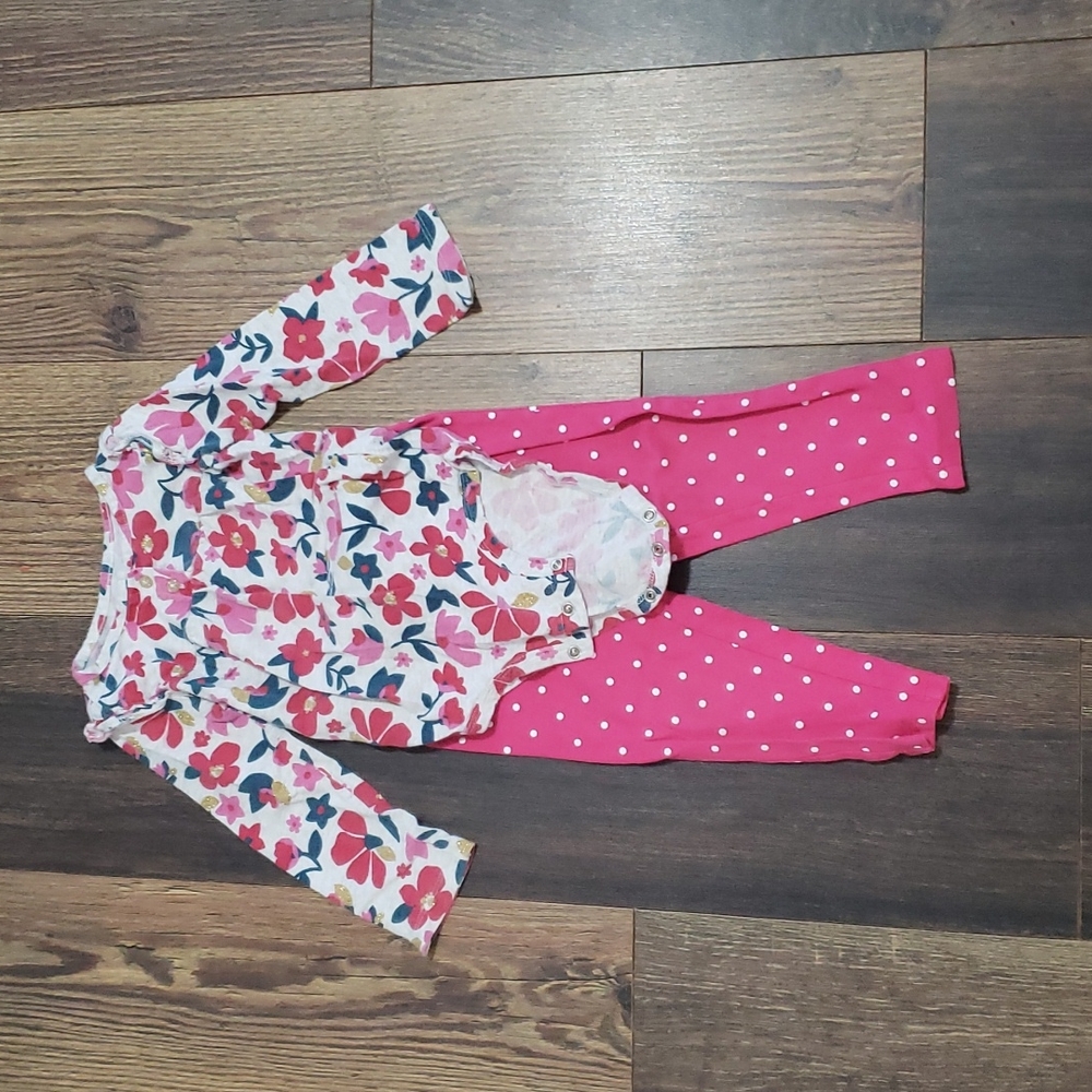 Carter's, 24 months, Pink, Cream, Floral